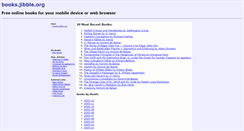 Desktop Screenshot of books.jibble.org