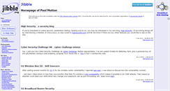 Desktop Screenshot of jibble.org