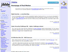 Tablet Screenshot of jibble.org